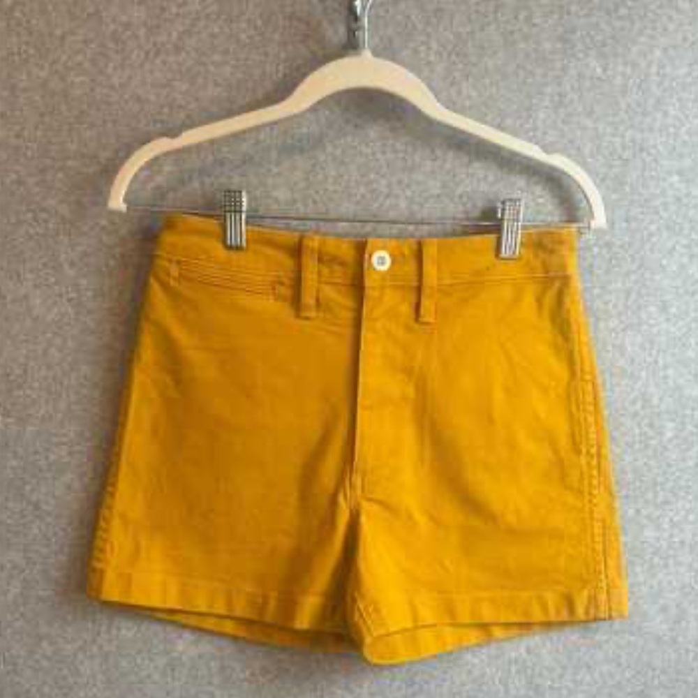 Mustard/Yellow Madewell Women's Shorts